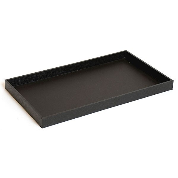 Jewelry tray 1"dx14 3/4"x8 1/4" - black