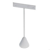 Earring Display WhiteRect 4 1/2"H