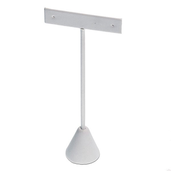 Earring Display WhiteRect 4 1/2"H