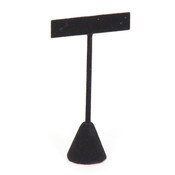 Earring display blackrect 5-3/4"h