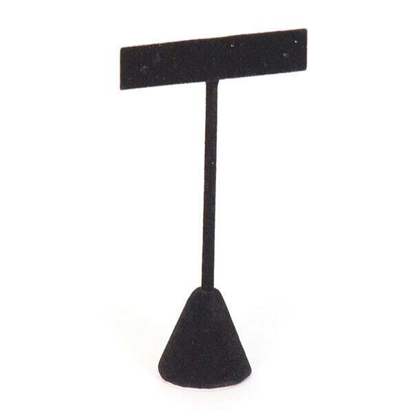 Earring display blackrect 5-3/4"h