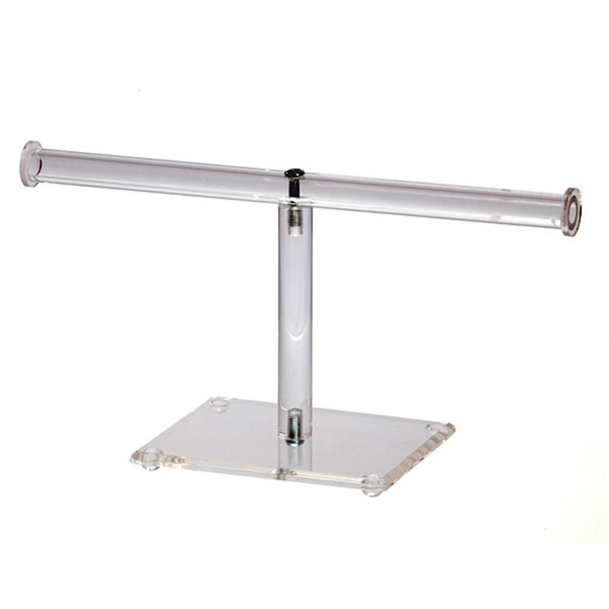 Jewelry T-bar display 10"wx4-7/8"h - clear acrylic