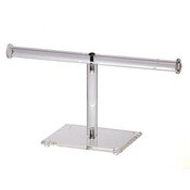 Jewelry T-bar display 10"wx4-7/8"h - clear acrylic
