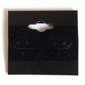 Earring card 1-1/2" x 1-1/2" 100/pack