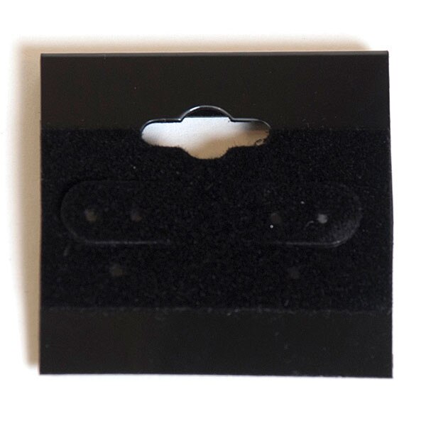 Earring card 1-1/2" x 1-1/2" 100/pack