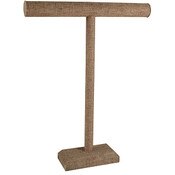 Jewelry T-bar 18 inch high - Burlap