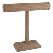 Jewelry T-bar 12 inch high - Burlap