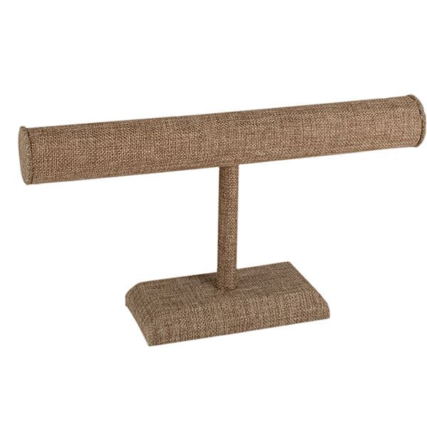 Jewelry T-bar 6.5 inch high - Burlap