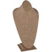 Neck Form 6 inches high - Burlap