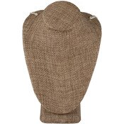 Neck Form 10.25 inches high - Burlap