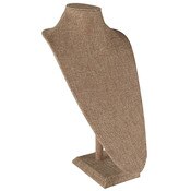 Neck Form 17.5 inches high - Burlap