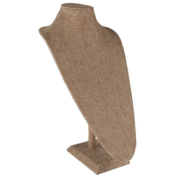Neck Form 17.5 inches high - Burlap