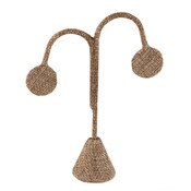 Earring stand tree shaped - Burlap