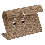 Earring stand S-shape - Burlap