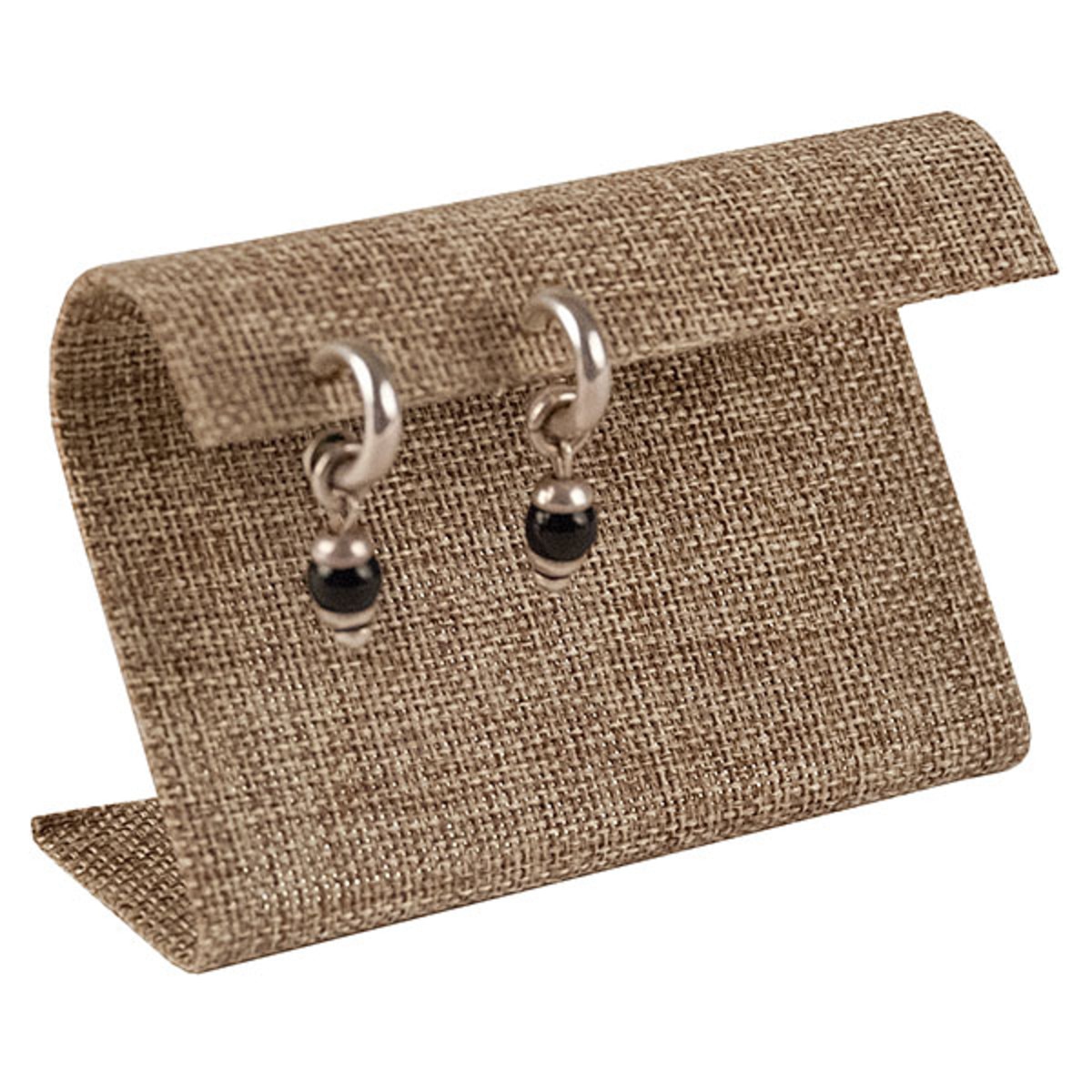 Earring stand S-shape - Burlap