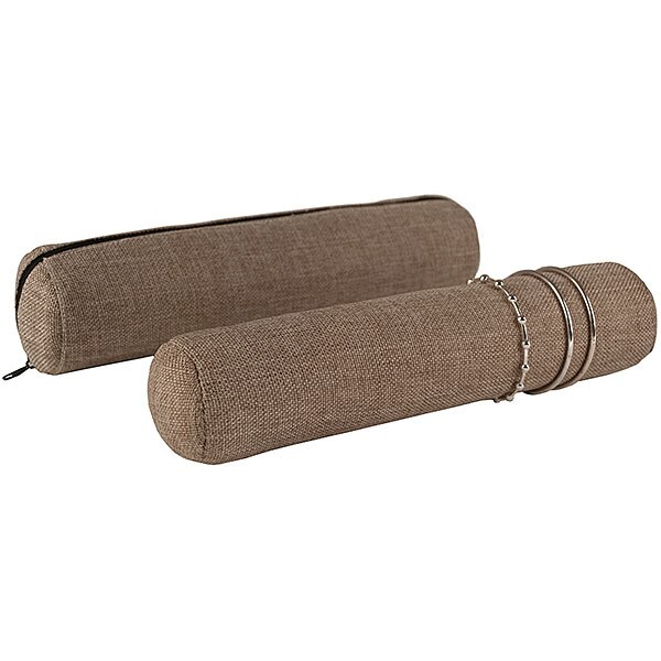 Bracelet pillow w carry case burlap