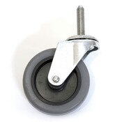 Caster Grey Rubber 3/8" Stem Non-Marking