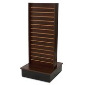 Slatwall Unit 2-Side Chocolate Cherry