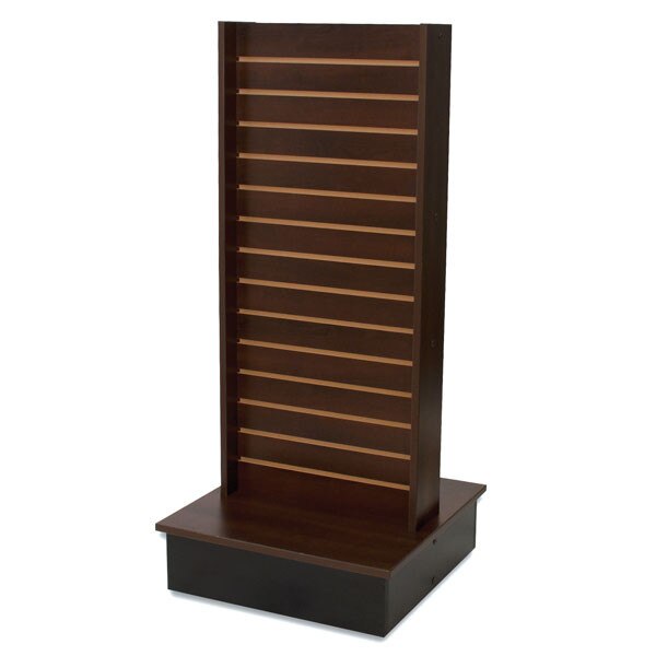 Slatwall Unit 2-Side Chocolate Cherry