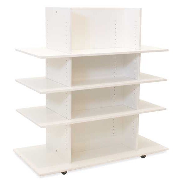 MerchandiserKnockDown White 3 Shelves