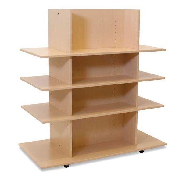 MerchandiserKnockDown Maple 3 Shelves