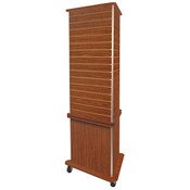 Slatwall Information Triangle - Cherry
