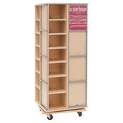 Rotating T-shirt Display, Maple, KD