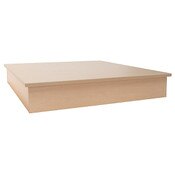 Display Pedestal Base - 36 inch square - Maple