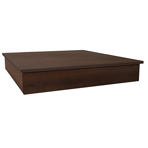 Display Pedestal Base - 36 inch square - Chocolate Cherry