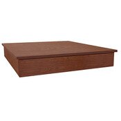 Display Pedestal Base - 48 inch square - Cherry