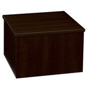 Knock down pedestal square - chocolate cherry 18"x18"x12"h