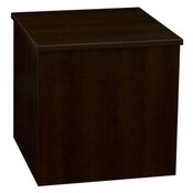 Knock down pedestal square - chocolate cherry 18"x18"x18"h