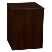 Knock down pedestal square - chocolate cherry 18"x18"x24"h
