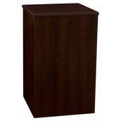 Knock down pedestal square - chocolate cherry 18"x18"x30"h