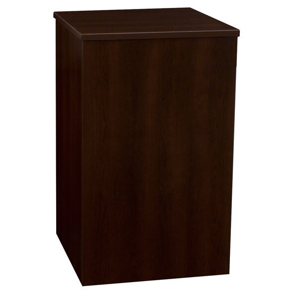Knock down pedestal square - chocolate cherry 18"x18"x30"h
