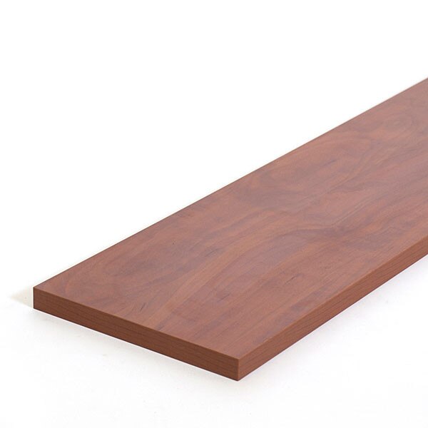 Flat shelf 8"x46-1/2" for adjustable bookcase - cherry