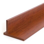 T-shelf 8"x46-1/2" for adjustable bookcase - cherry