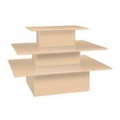 3-tier table rectangle - maple