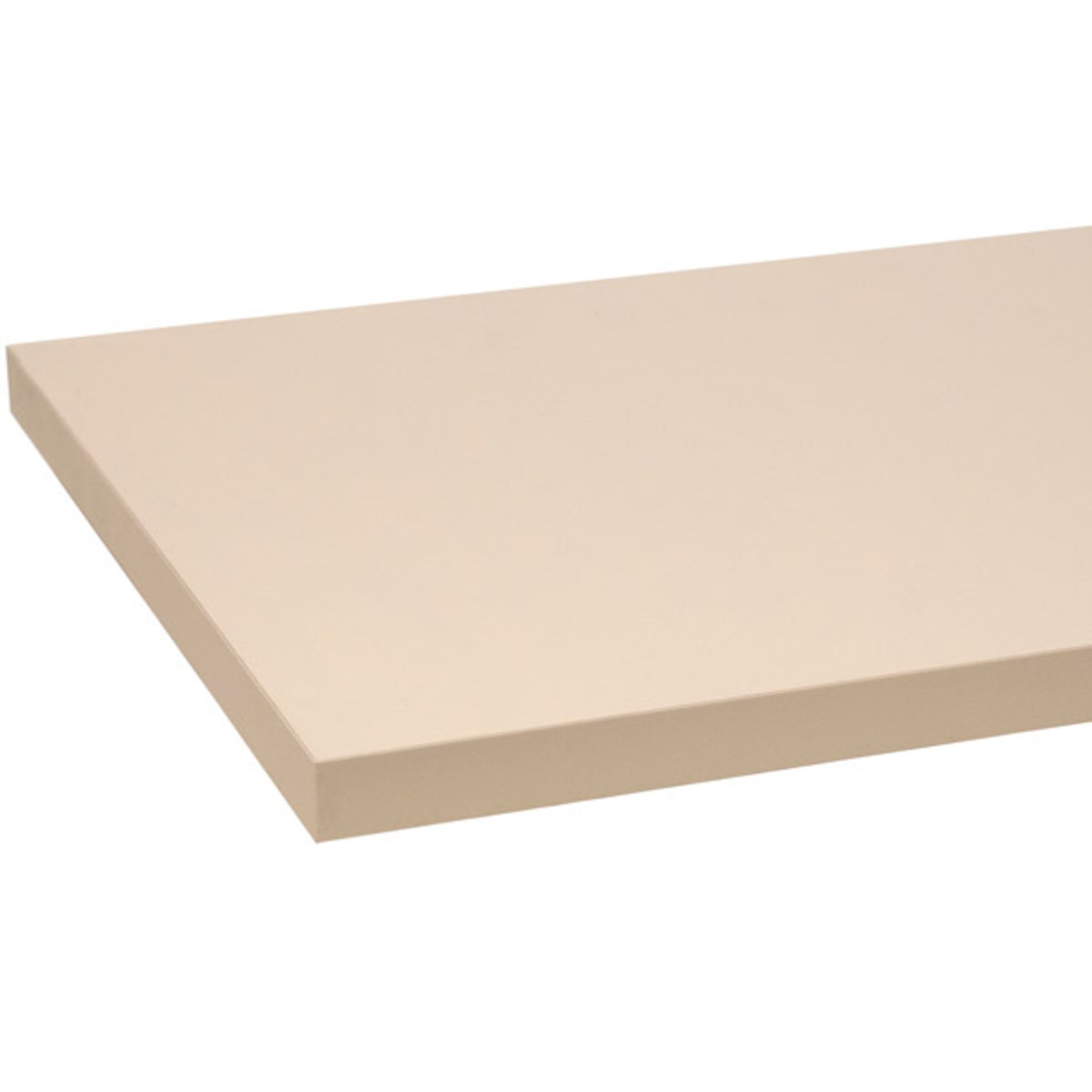 Melamine shelf 8 "x 24" - almond