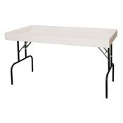 Dump table 30"wx60"lx29"h - white