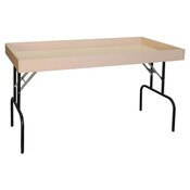 Dump table 30"wx60"lx29"h - maple