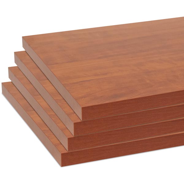 Econoco Commercial Melamine Shelf - 12 X 24 Inches, 3/4" Thick, Black (Pack Of 8) - View #2