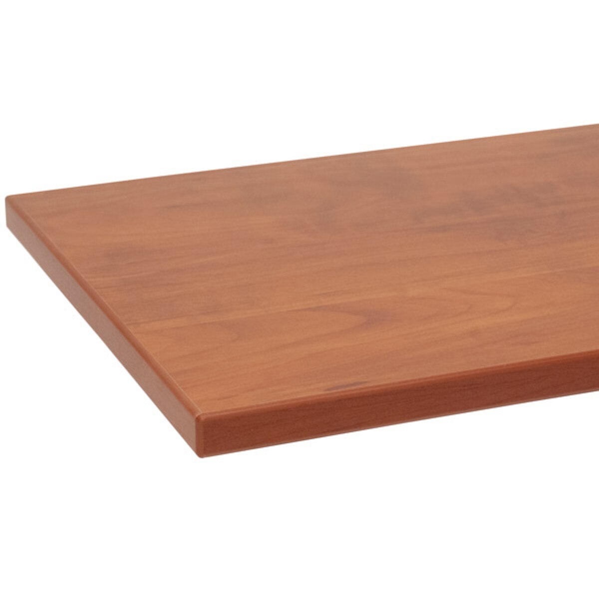 Melamine shelf 10" x 24" cherry with cherry 3mm edge-banding