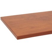 Melamine shelf 8" x 48" cherry with cherry 3mm edge-banding
