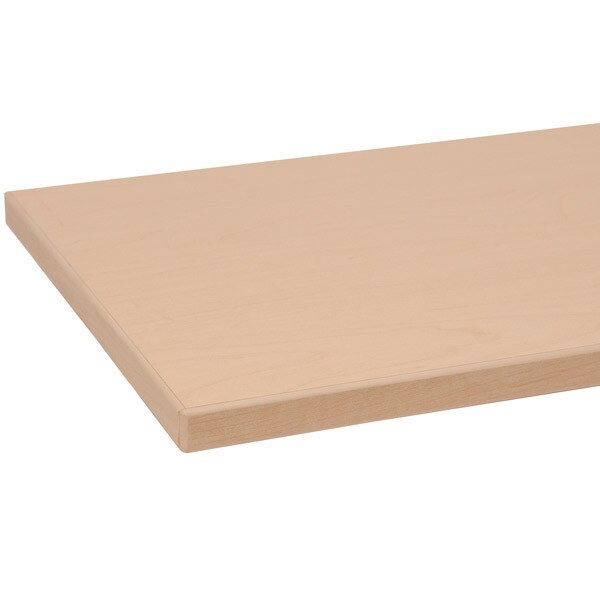 Melamine shelf 10" x 24" maple with maple 3mm edge-banding