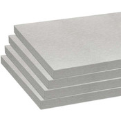 Melamine shelves 10 x 23 - Brushed Aluminum - pack of 4