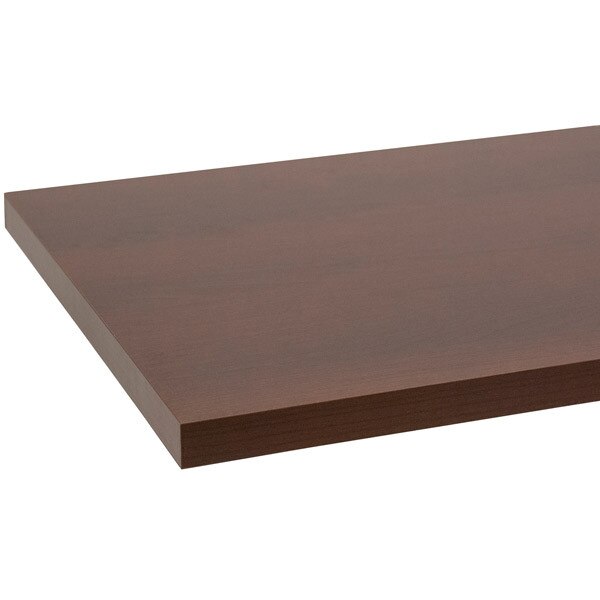 Melamine shelf 10" x 48" - chocolate cherry
