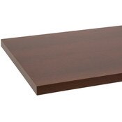 Melamine shelf 12" x 24" - chocolate cherry