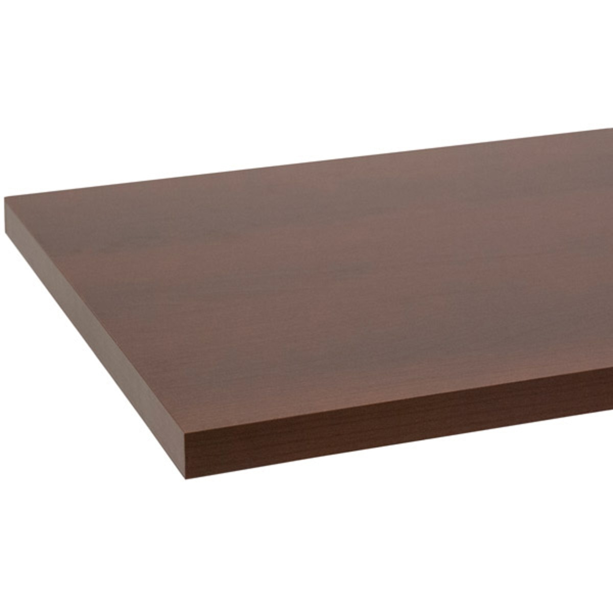 Melamine shelf 12" x 36" - chocolate cherry