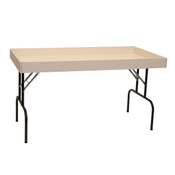 Dump table 30"wx60"lx29"h - almond